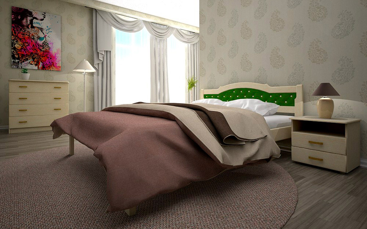 Ліжко Т1 КРД №2 90х190 см. АТМО - Фото