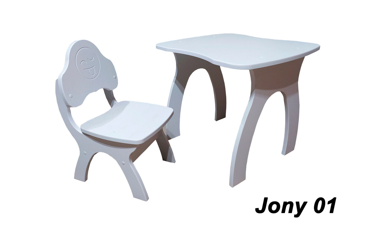 Комплект Jony (стіл + стілець) Viorina-Deko - Фото