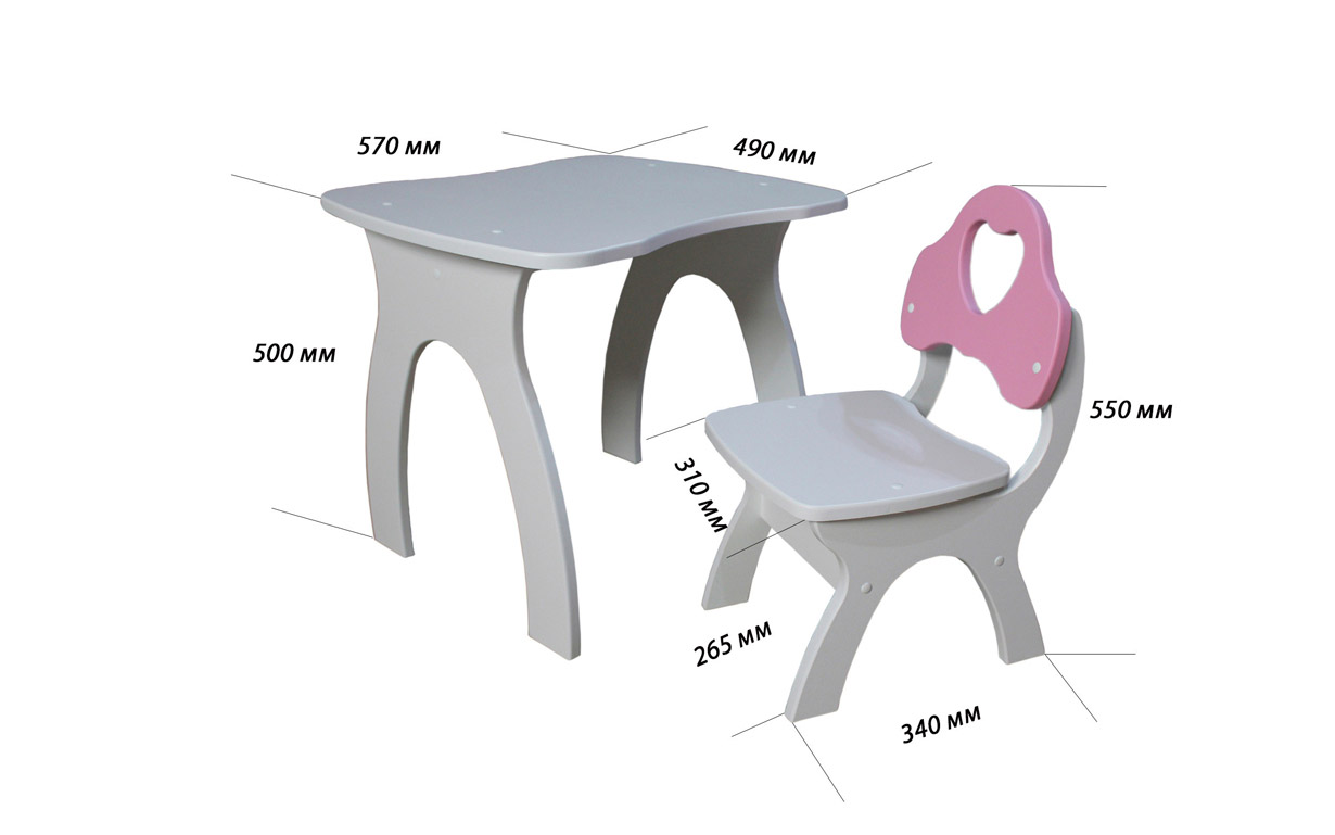 Комплект Jony (стіл + стілець) - Фото_4